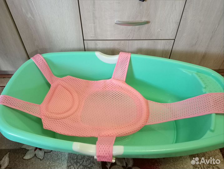 Ванная, горка для купания, гамак, круг