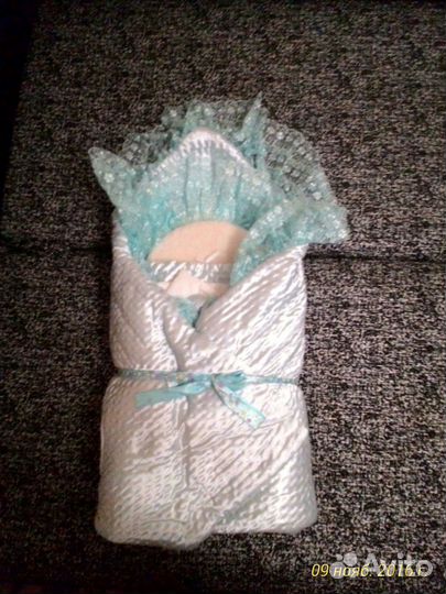 Зимний конверт на выписку