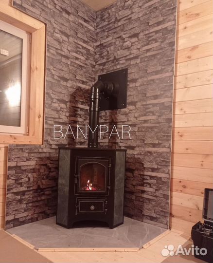 Установка печей, каминов, дымохода