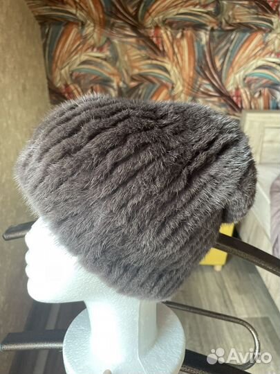 Шапка норковая женская