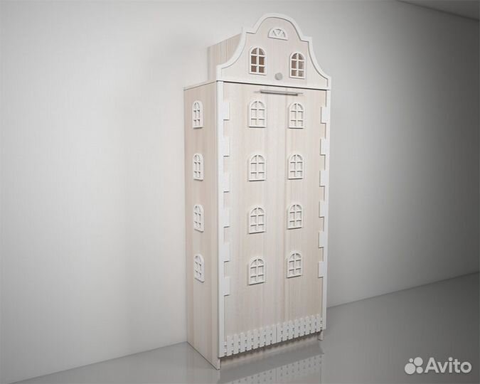 Подъемная откидная шкаф кровать домик детская Б-22