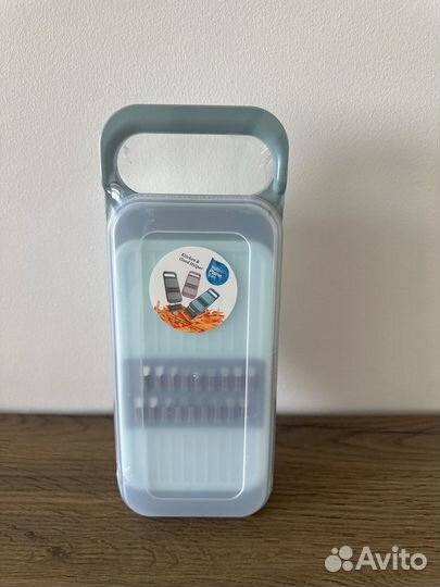 Терка для овощей ручная с контейнером и насадками