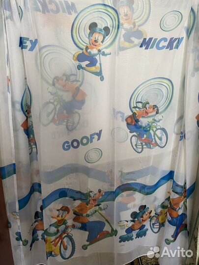 Тюль вуаль в детскую комнату