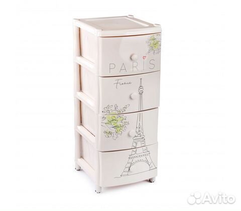 Комод с ящиками 4-х секционный Париж 8158