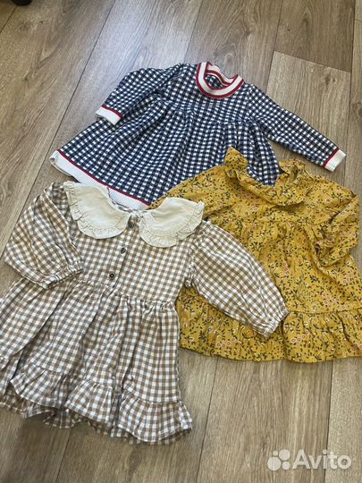 Платье для девочки 74-80