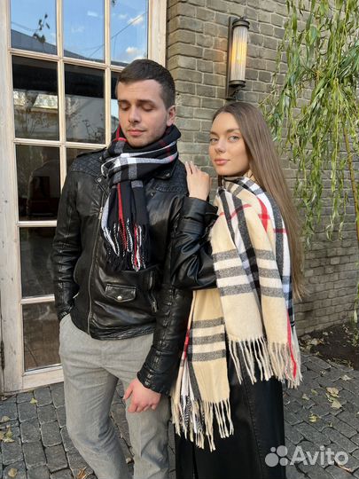 Шарф палантин кашемир Burberry