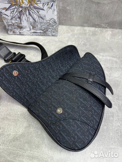 Сумка мужская Dior Saddle Jacquard