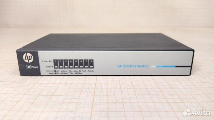 Коммутатор неуправляемый HP V1410-8 (J9661A), б/у