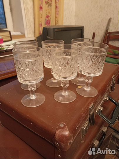 Хрустальные бокалы СССР