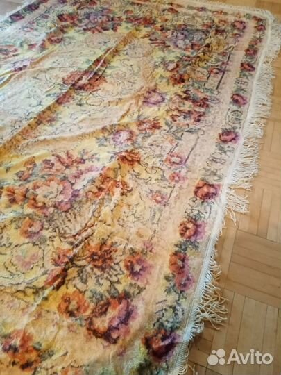 Скатерть советская плюшевая большая. Лот 6