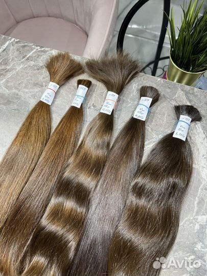 Детские неокрашенные волосы для наращивания