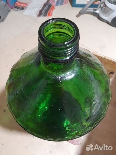 Бутыль стеклянный. 20литров.казацкий