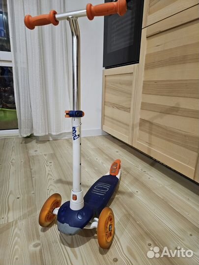 Самокат детский трехколесный декатлон