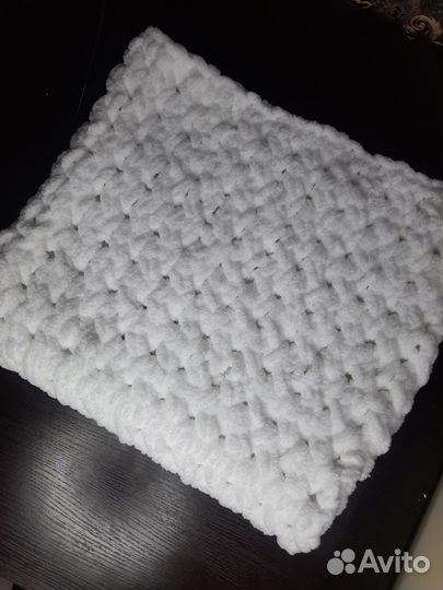 Плед вязаный
