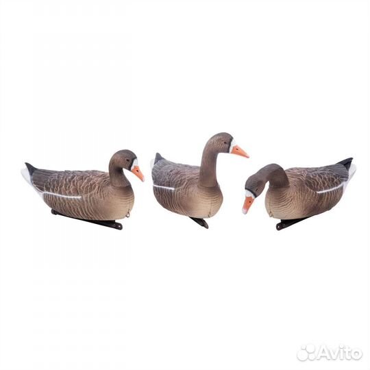 Чучела гусей плавающие