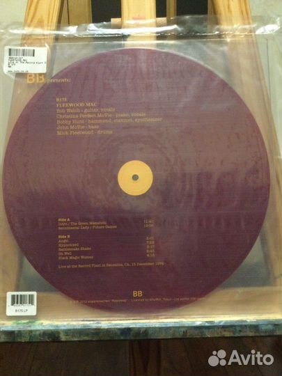 Lp Fleetwood Mac/Live AT Record Plant.2012,RU