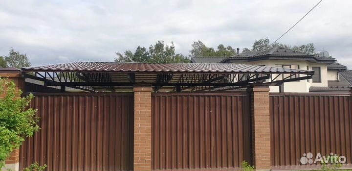 Арочный навес для авто