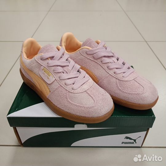 Кеды puma palermo натуральная замша