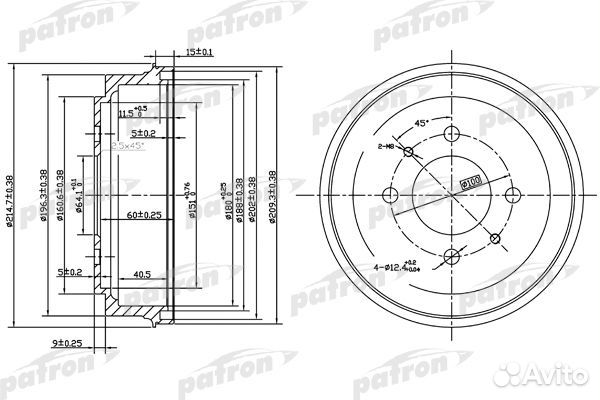 Барабан тормозной