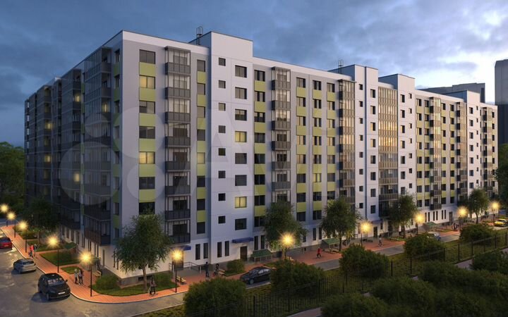 1-к. квартира, 58,7 м², 2/11 эт.