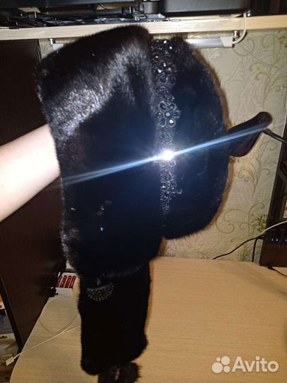 Шапка норковая женская