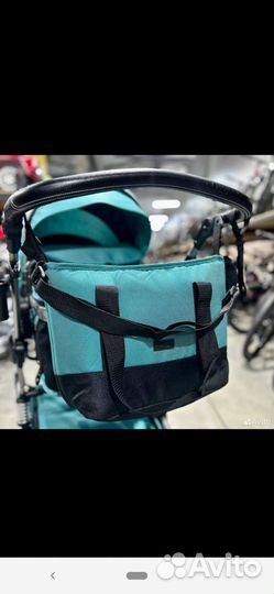 Новая коляска 3 в 1 Luxmom 558 изумруд