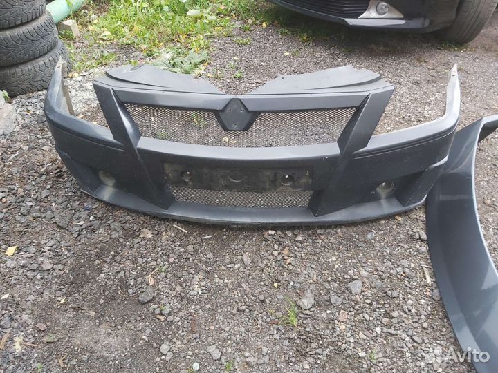 Бампер renault Logan 1 тюнинг