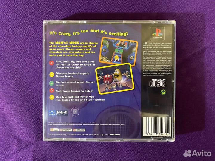 M&M's Shell Shocked для Sony PlayStation 1 (PS1)