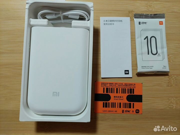 Портативный фотопринтер xiaomi (мини принтер)