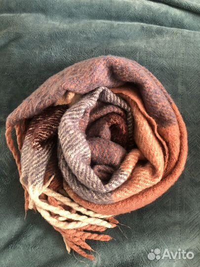 Шарф палантин теплый