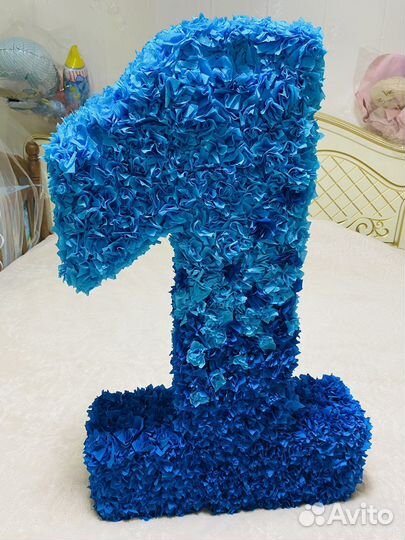 Цифра 1 на годик малышу