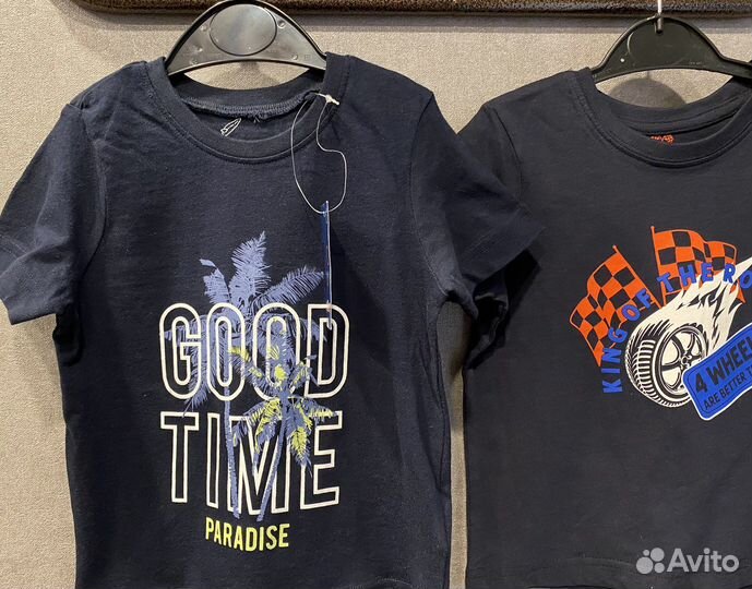 Футболки 86/92 новые 2 шт