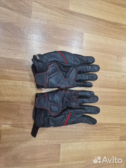 Мотоперчатки кожаные