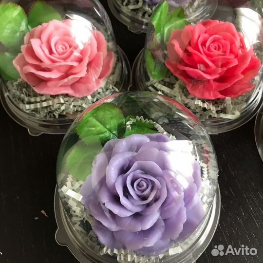Роза из мыла в куполе