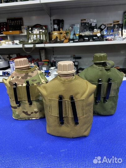 Фляга 1 л с кружкой / rep-029