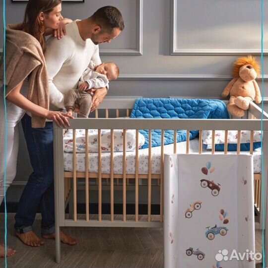 Пеленальный матрасик на кроватку