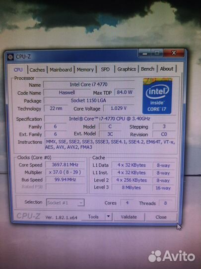 Компьютер с I7 4770