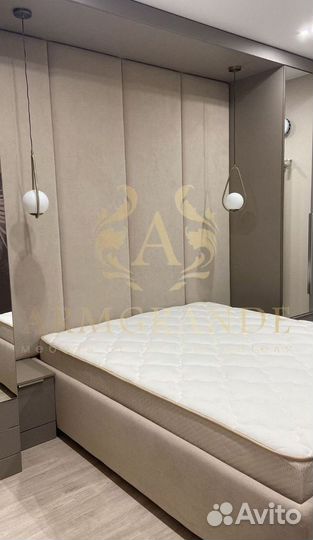 Кровать с мягким изголовьем от производителя