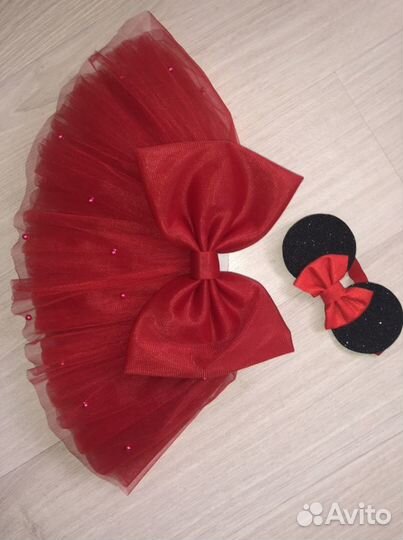 Костюм Минни маус для фотосессии 9-18 месяцев