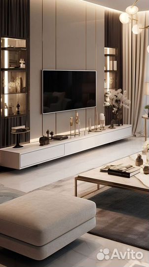 Тв зона со шкафами с фабрики