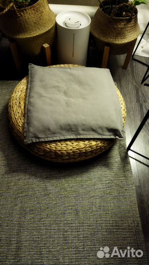 Пуф плетеный