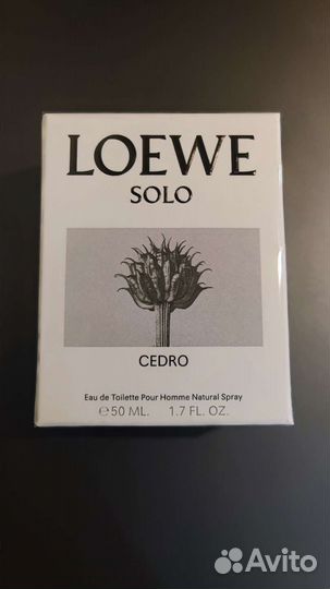 Туалетная вода Loewe Solo Cedro 50ml