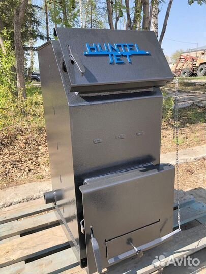 Твердотопливный котёл с увеличенной топкой