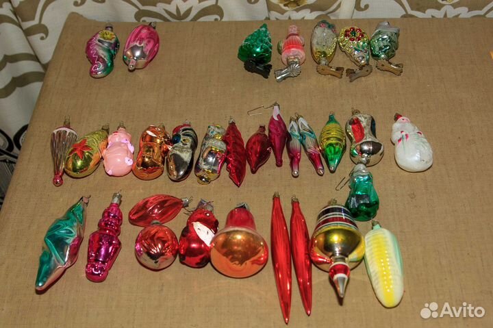 Елочные игрушки СССР советские Много. Спрашивайте