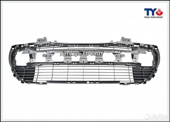Решетка в передний бампер Peugeot 308