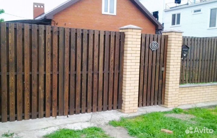 Забор металлический качественно под ключ