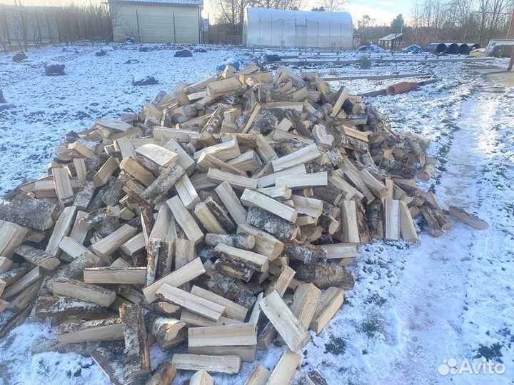 Дрова березовые. Колотые