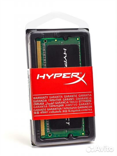 DDR3 4 GB 1600 mhz HyperX Fury sodimm Игровая