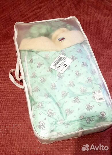 Конверт зимний овчина на выписку