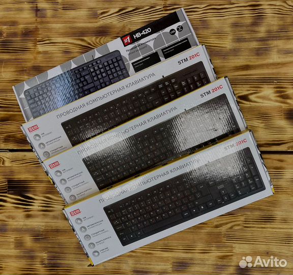Клавиатура проводная Новая